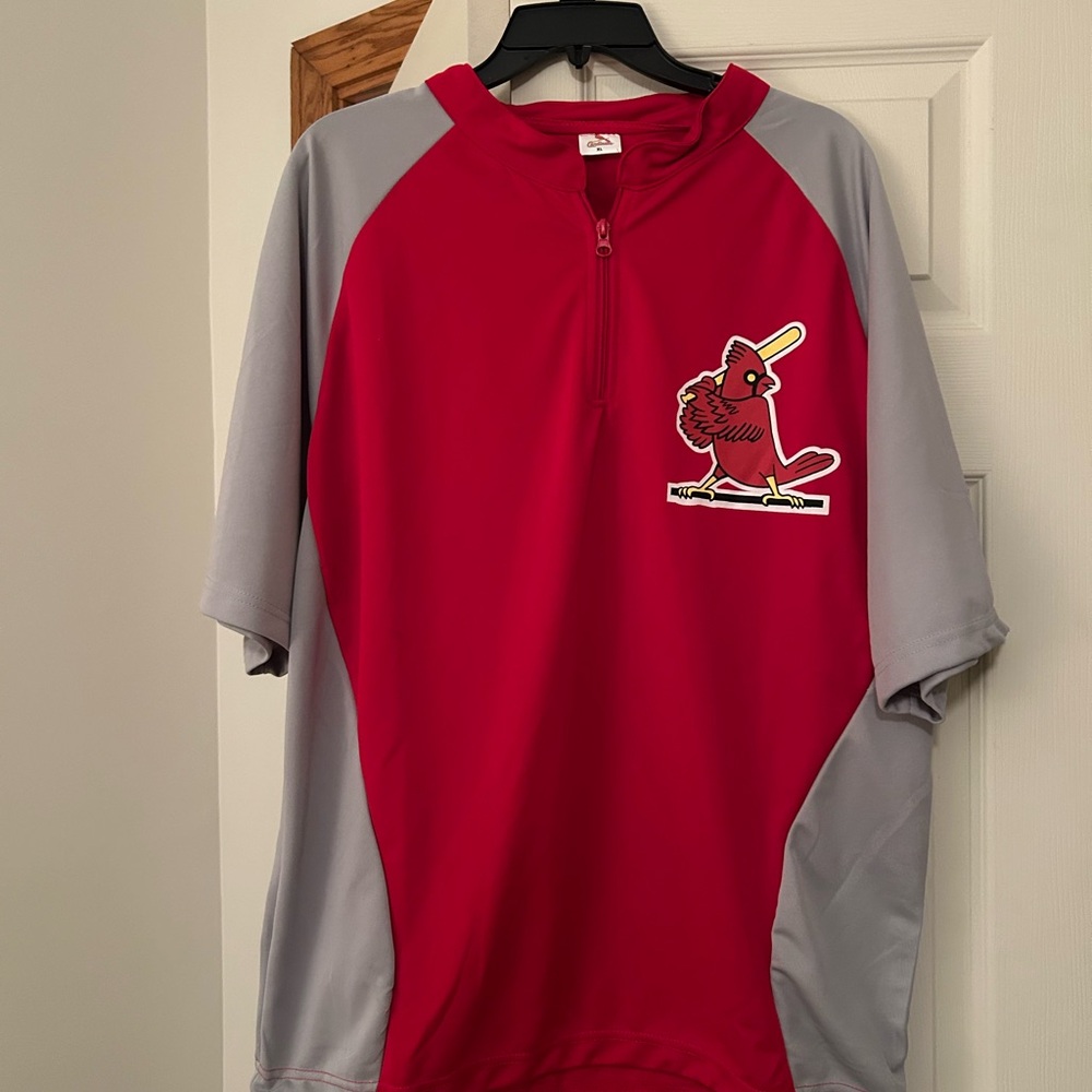 St. Louis Cardinals Red and Gray Sports Jersey